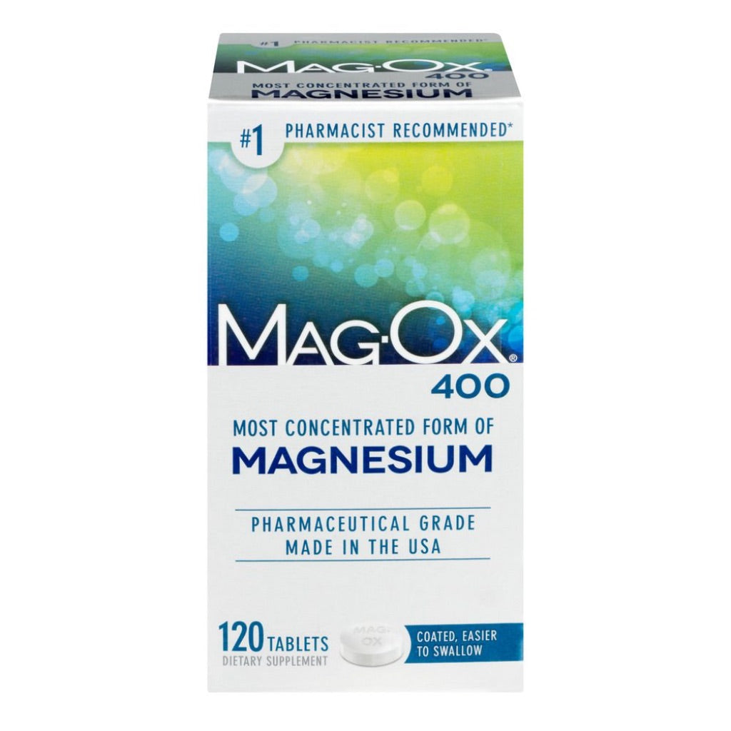 Mag-Ox 400mg Magnesium Oxide Supplement Tablets - 120ct