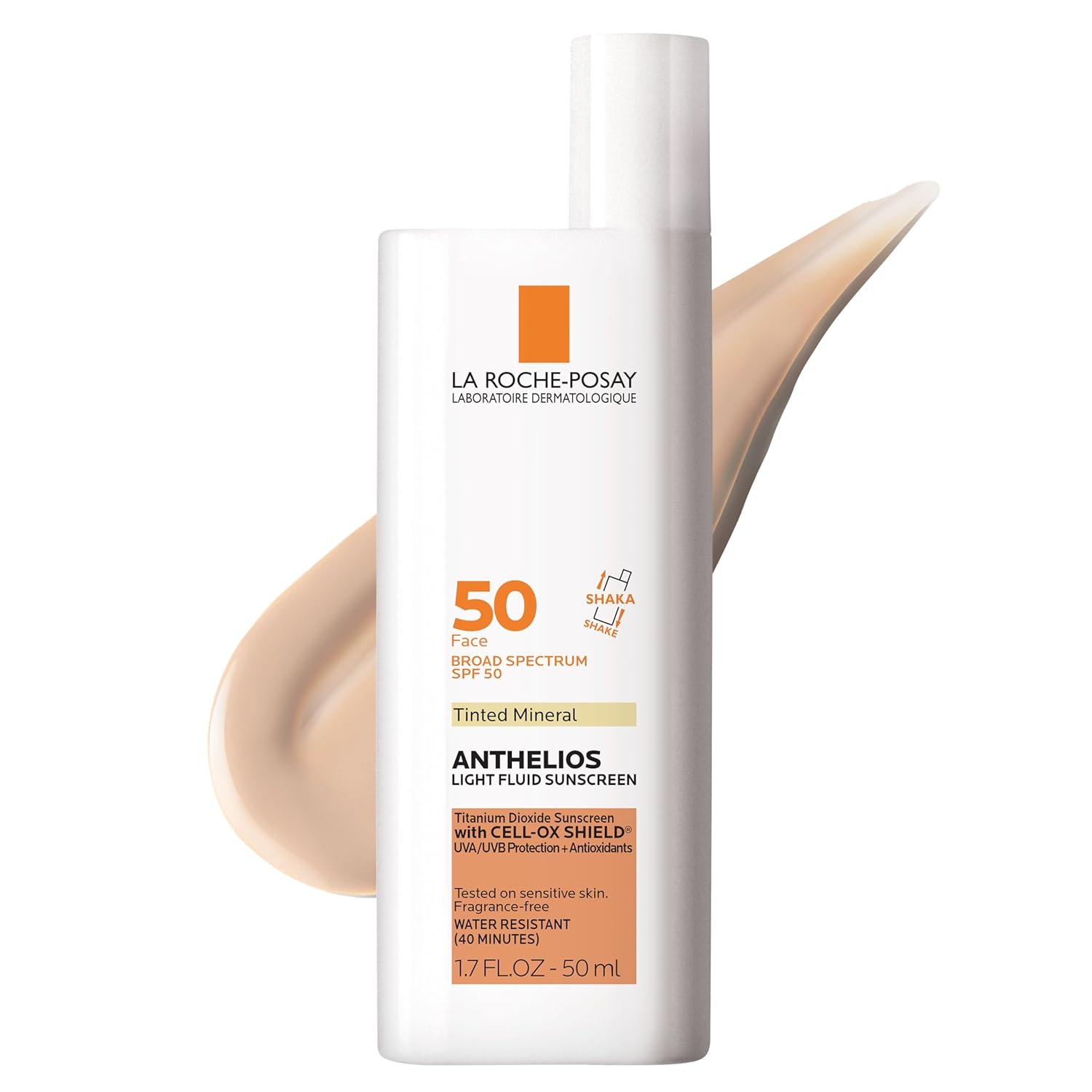 La Roche-Posay Anthelios Tinted Mineral Ultra Light Sunscreen, SPF 50 - 1.7 fl. oz.