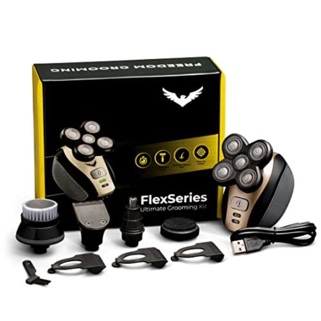 Freedom Grooming (Now Freebird) FlexSeries Electric Head &Body Shaver, Cordless Rechargeable