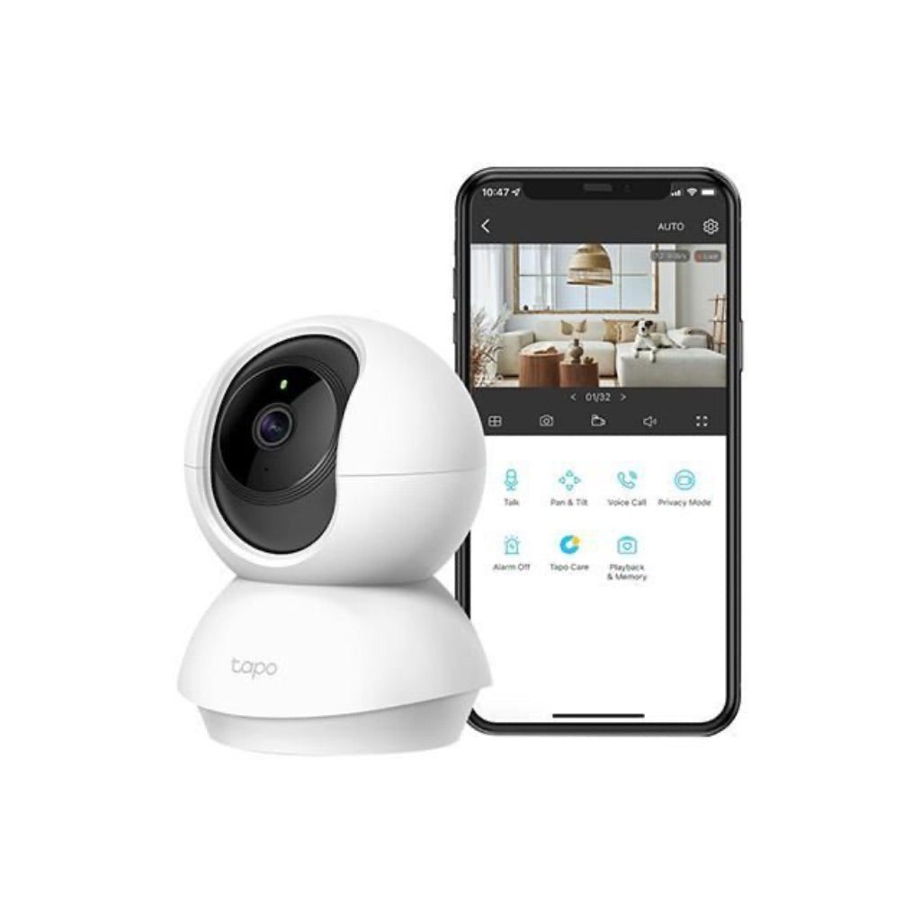 TP-Link Tapo C210 2K Pan/Tilt Home Security Wi-Fi Camera, Motion Detection and Tracking