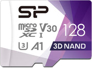 Silicon Power 128GB Micro SD Card U3 SDXC Up to 100MB/s High Speed Memory Card