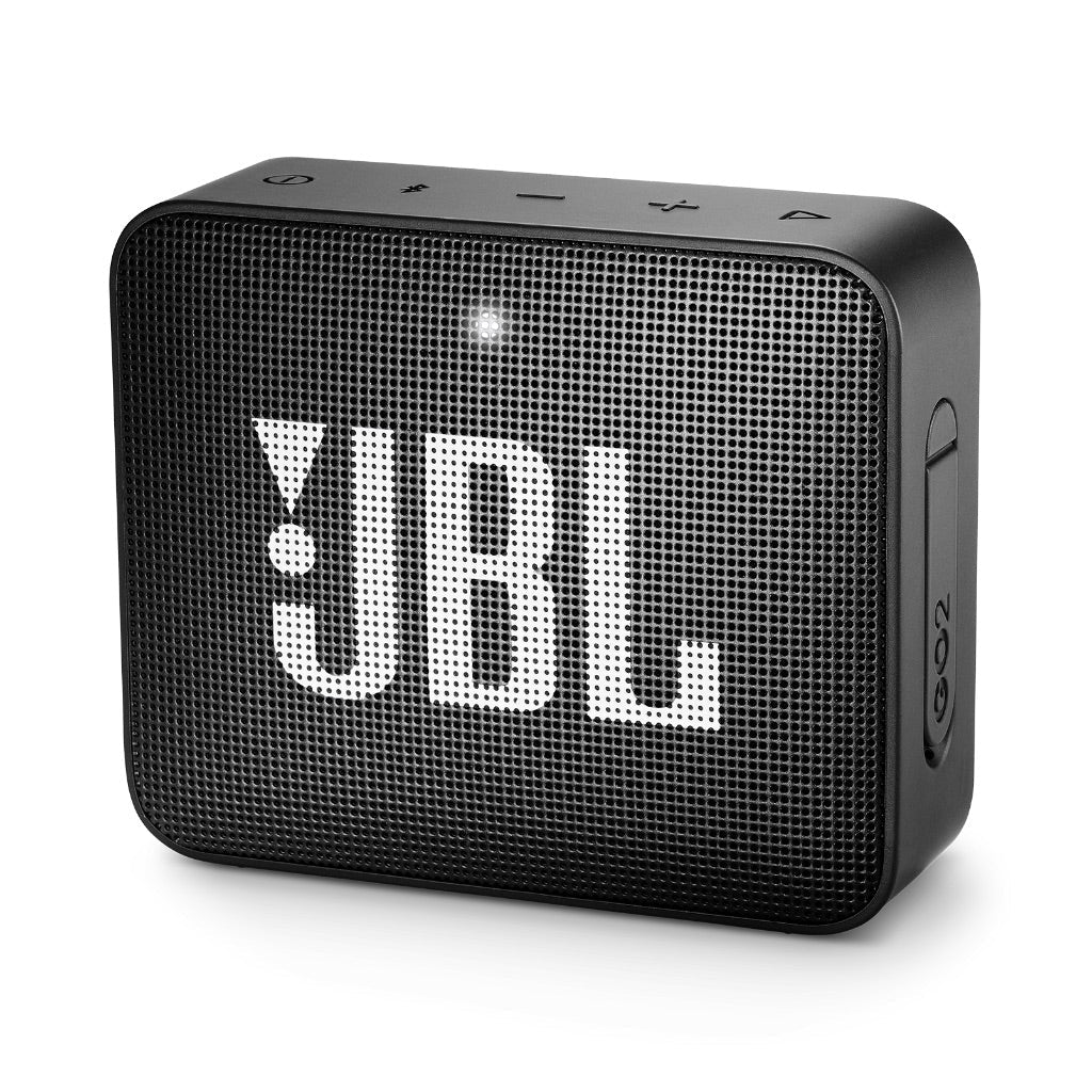 JBL Go 2 Waterproof Ultra-Portable Bluetooth Speaker, Black
