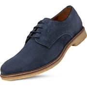 Dunross & Sons Men's Ellis Oxford Shoes - Navy, Size 7