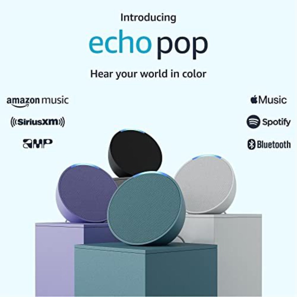 Amazon Echo Pop Smart Speaker with Alexa (1st Generation) - Midnight Teal
