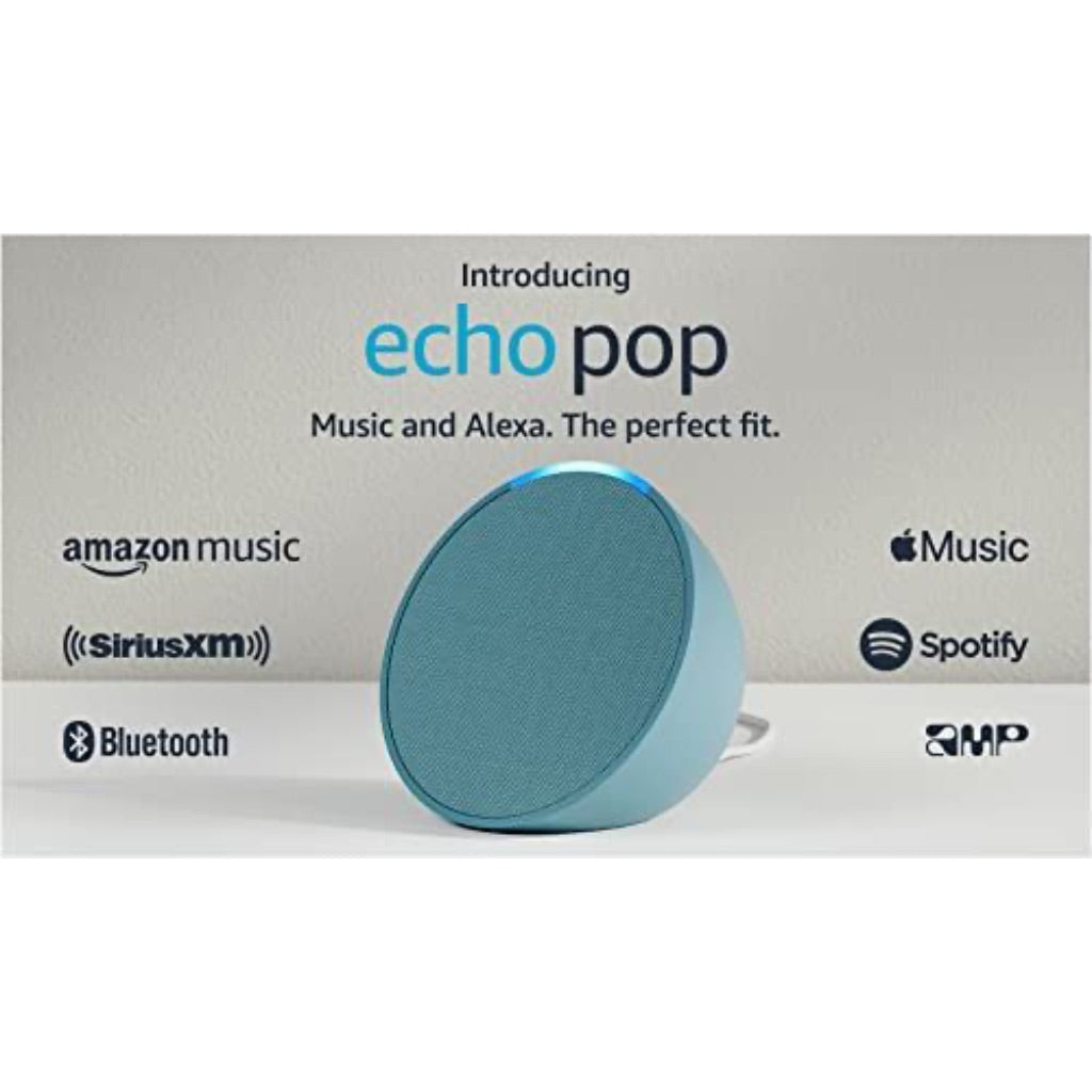 Amazon Echo Pop Smart Speaker with Alexa (1st Generation) - Midnight Teal