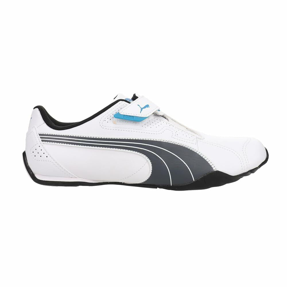 PUMA Men's Redon Move Slip On Sneakers - White/Dark Shadow/Black, Size 9