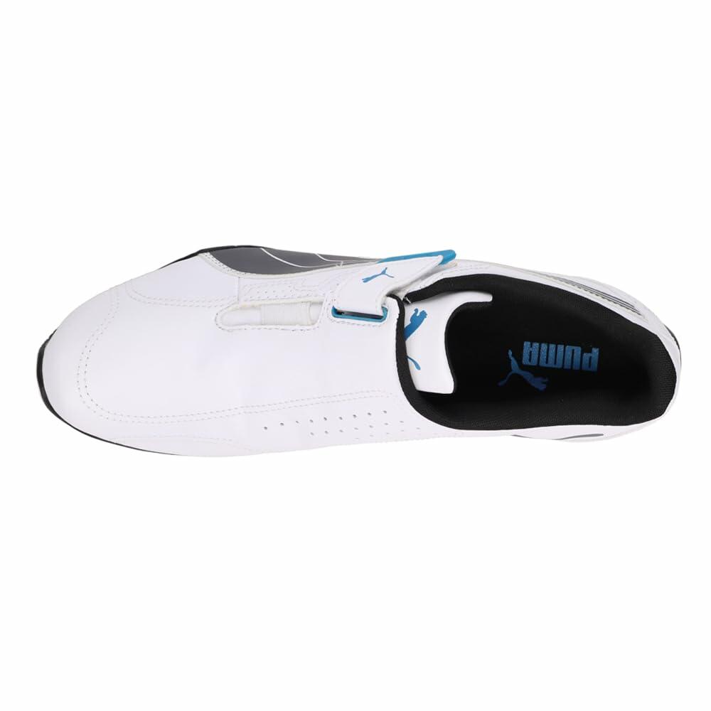 PUMA Men's Redon Move Slip On Sneakers - White/Dark Shadow/Black, Size 9