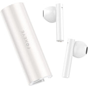 Foxeye S8000 Wireless Earbuds w/Charging Case, Bluetooth 5.4, Touch Control, White