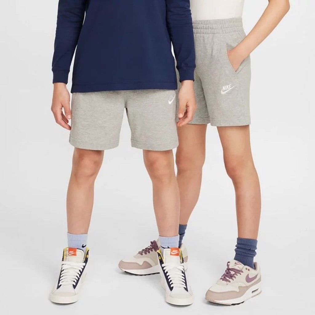 Nike Kids' Sportswear Club Shorts - Gray Heather, Medium