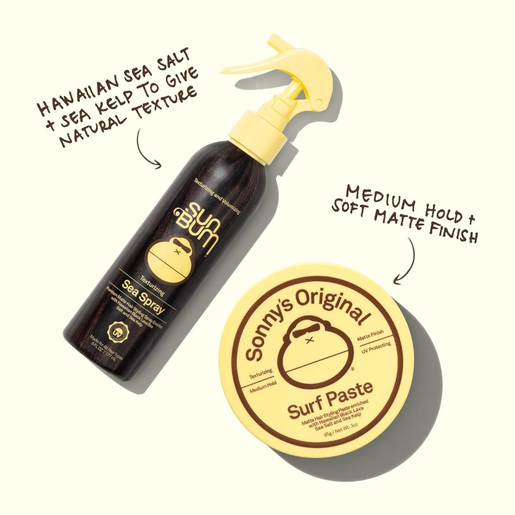 Sun Bum Sonny's Original Surf Paste Matte Finish Hair Styling Paste - Medium Hold - 3 oz