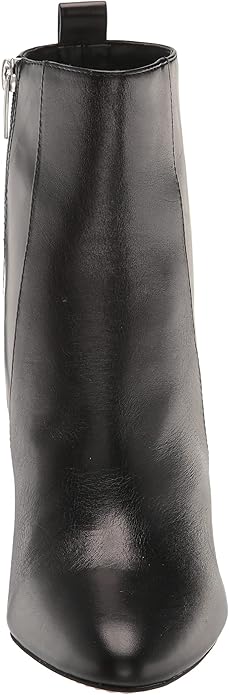 Vince Camuto Women's Enverna Block-Heel Leather Booties, Black - Size 10