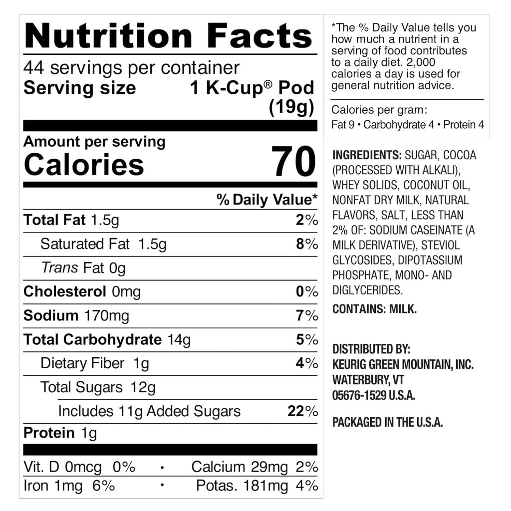 Swiss Miss Milk Chocolate Hot Cocoa Single-Serve Keurig K-Cup Pods, 44 Count