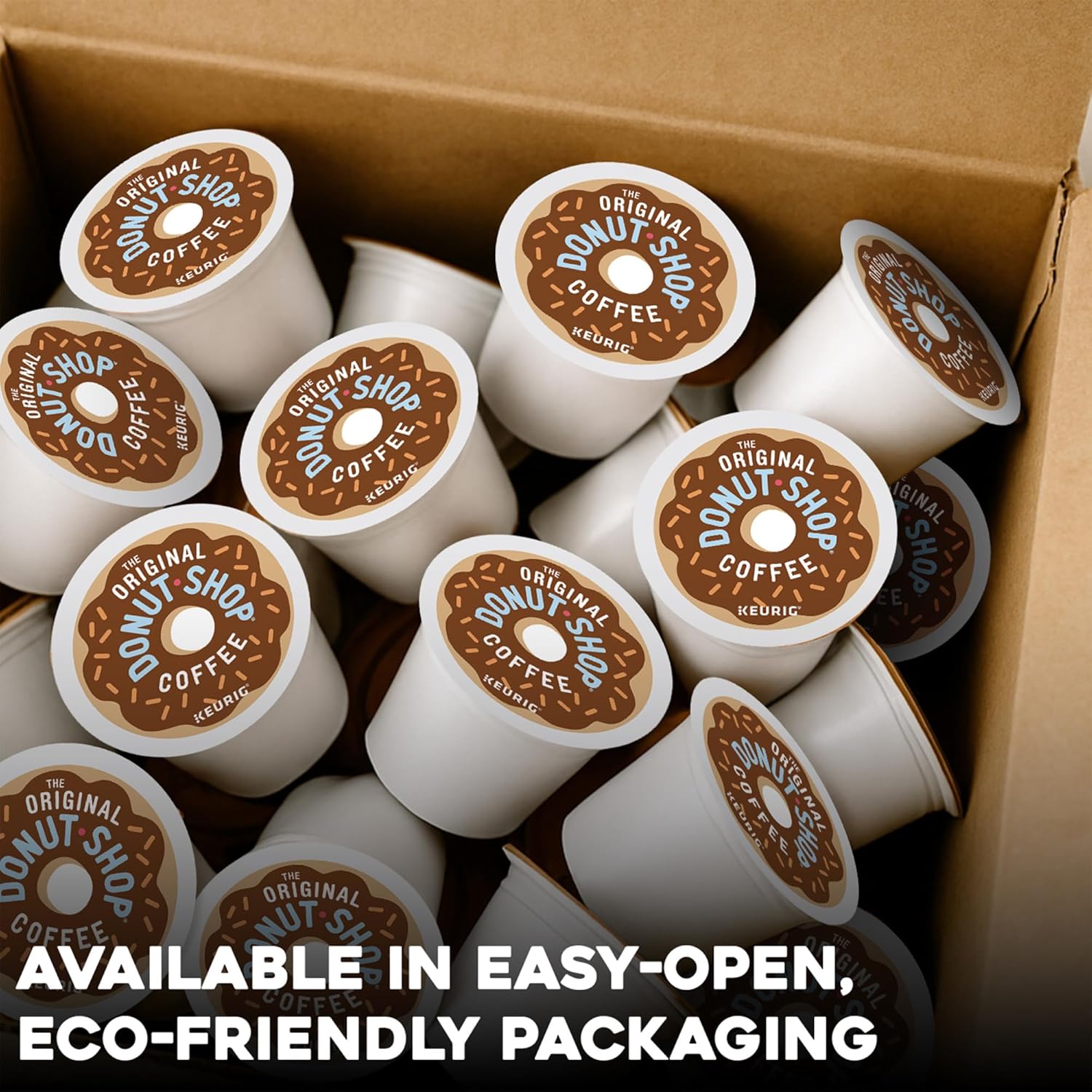 The Original Donut Shop Regular Keurig K-Cup Coffee Pods, Medium Roast, 72ct (Bulk Packaging)