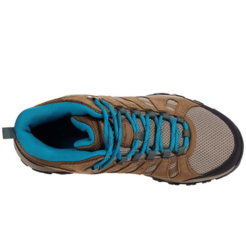 Columbia Women's Redmond III Mid Waterproof Hiking Boots, Khaki II/Sea Level, Size 8