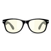Bnus Unisex Nylon Lens UV420 Blue Light Filter Eyewear Frames - Black, 55/19/140