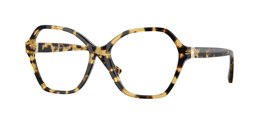 Valentino Women's VA3073 5036 Eyewear Frames - Light Havana, 55/15/140