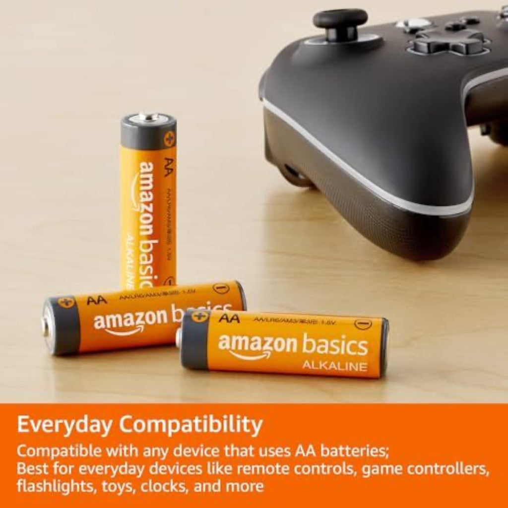 Amazon Basics High-Performance Alkaline Batteries - AA - 36 Pack