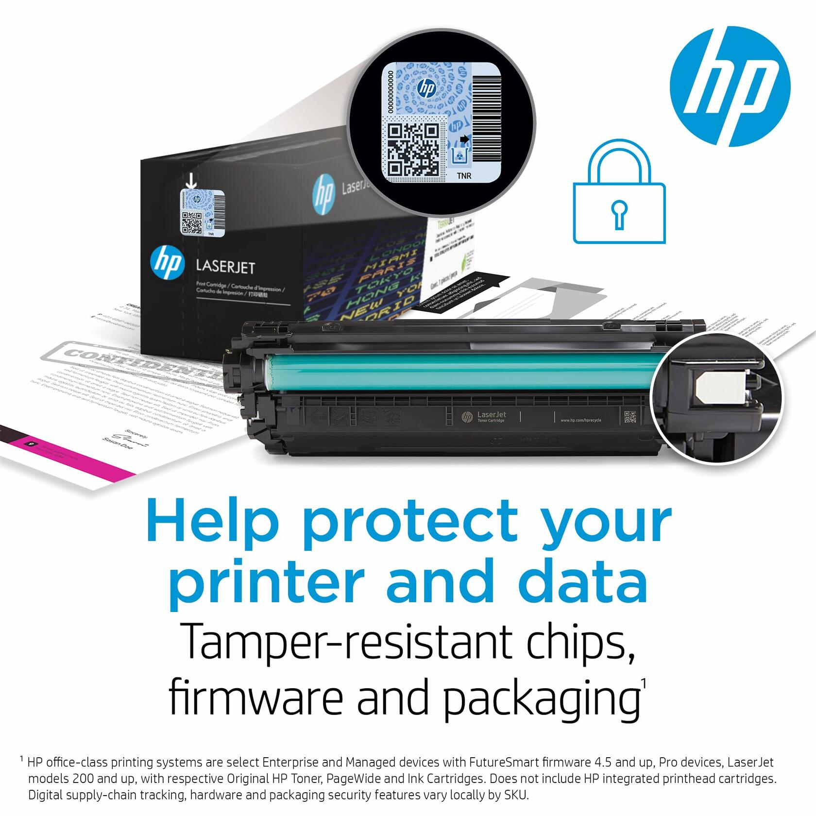 HP 202X Cyan, Magenta, Yellow High-Yield Toner Cartridges for HP Printers, 3pk