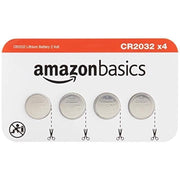 Amazon Basics 3V Lithium Coin Cell Battery - CR2032  - 4 Pack