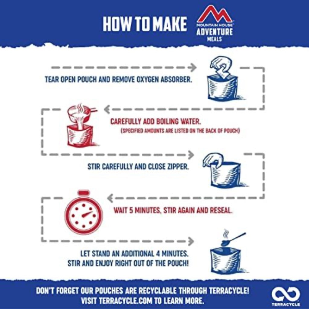 Mountain House Veggie Chorizo Breakfast Scramble Freeze Dried Food SKU - 847492