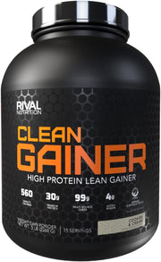 Rival Nutrition Clean Gainer Protein Powder - Cookies & Cream Flavor, 5 lbs