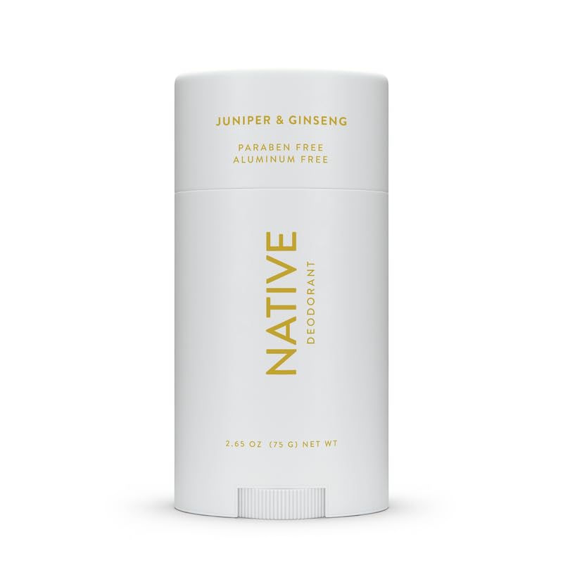Native Aluminum-Free Deodorant with Natural Derived Ingredients - Juniper and Ginseng, 2.65oz