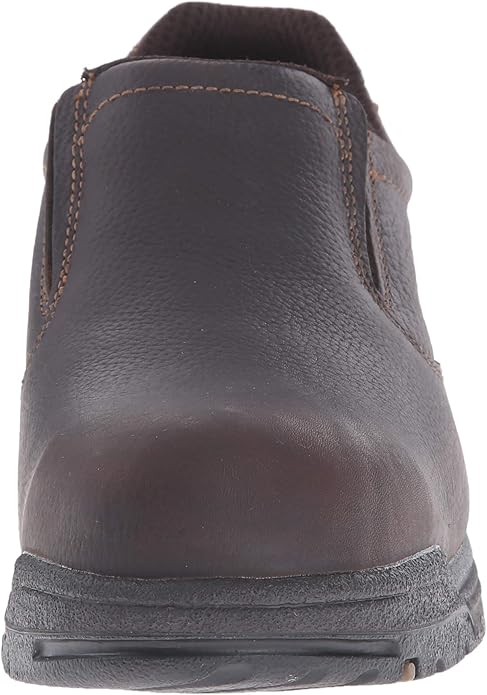 Timberland Pro Men's Titans Relaxed Fit Slip-On Work Shoes with Alloy Toe - Brown, Size 9.5