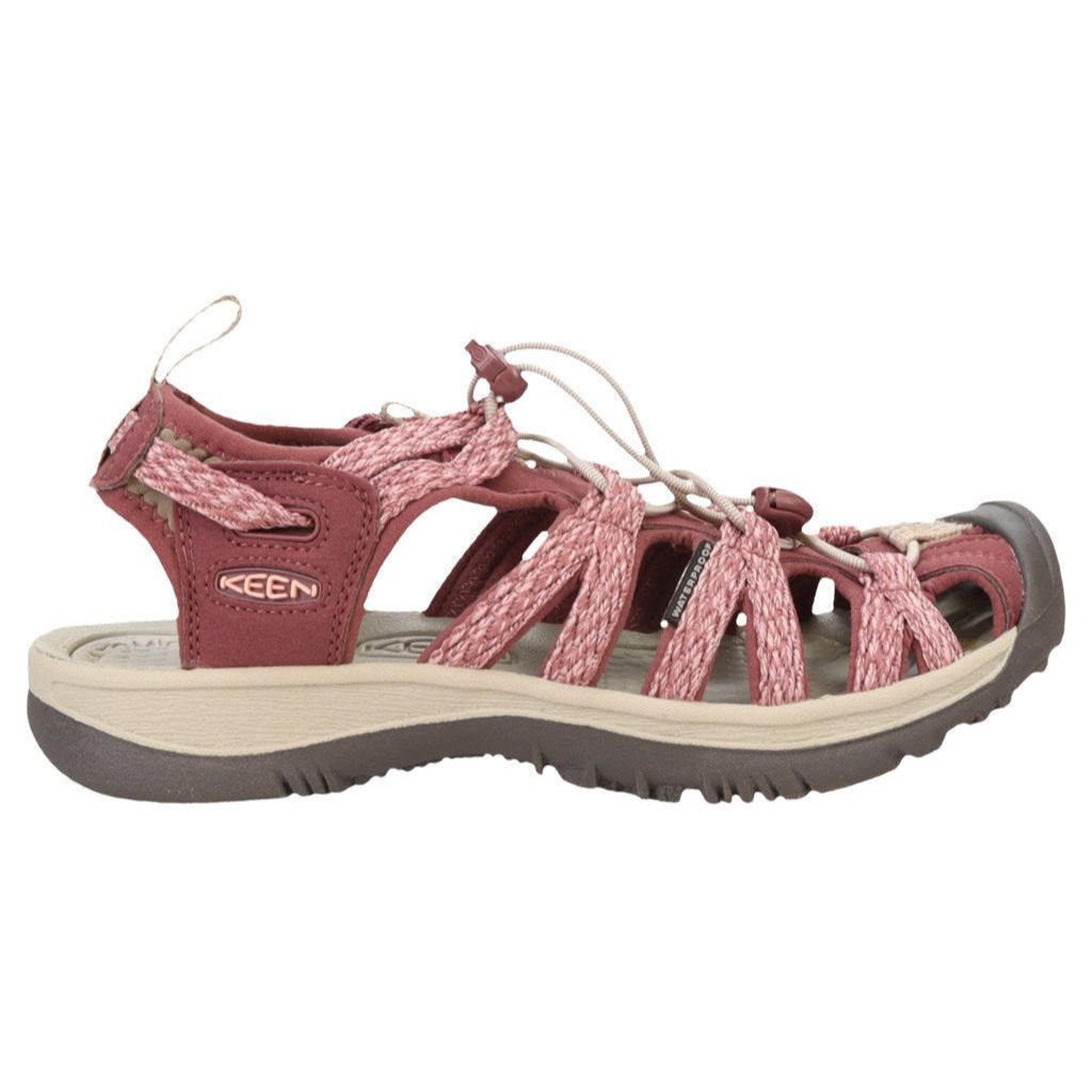 Keen Women's Whisper Closed Toe Sport Sandals, Rose Brown/Peach Parfait, Size 9