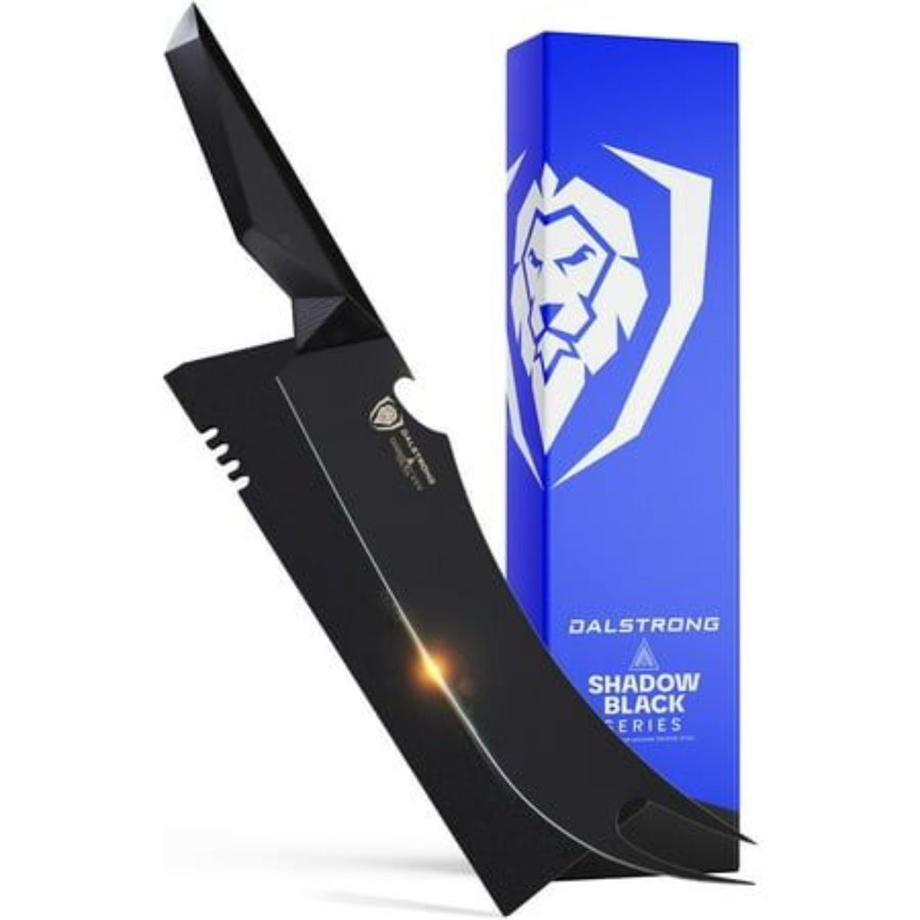 Dalstrong Shadow Black Series BBQ Pitmaster 9in Meat Knife, High Carbon w/Sheath