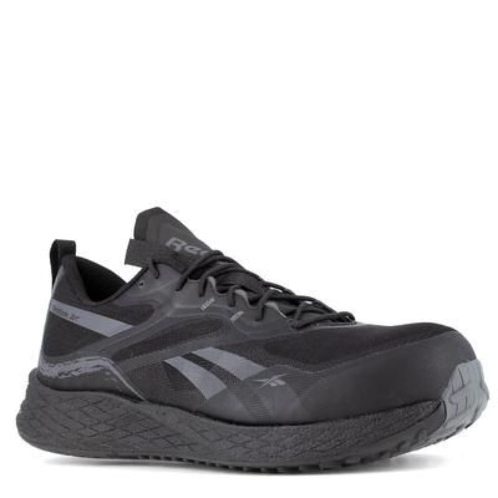 Reebok Men's Floatride Energy 3 Composite Toe Work Shoe, Black, 6.5