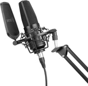 BOYA BY-M1000 Large-Diaphragm Condenser Studio Microphone with 3 Polar Patterns