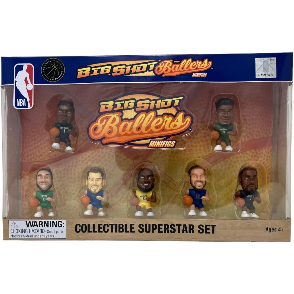 Party Animal NBA Big Shot Ballers TeenyMates 2022 MiniFigs Series 1 Superstar Collector Set