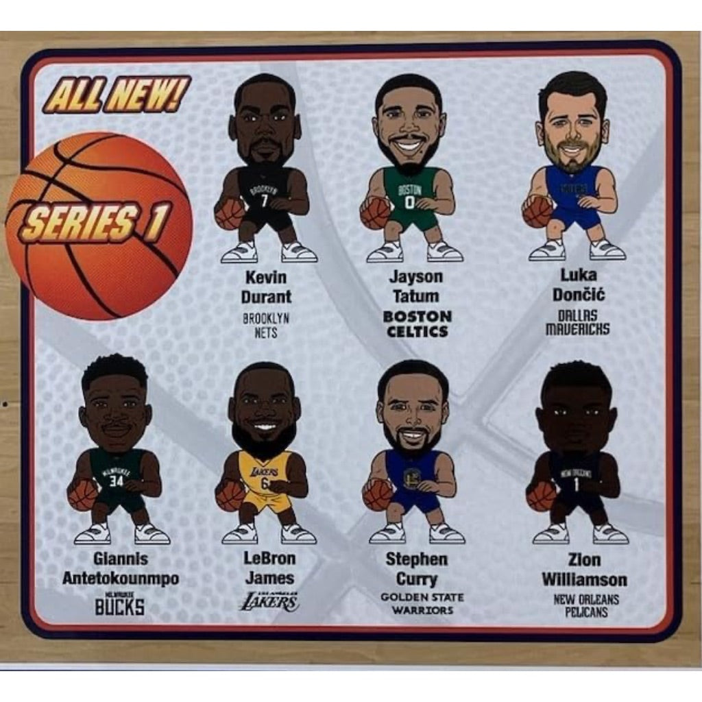 Party Animal NBA Big Shot Ballers TeenyMates 2022 MiniFigs Series 1 Superstar Collector Set