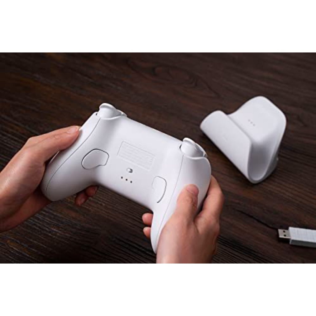8BitDo Ultimate Bluetooth Controller with Charging Dock - White