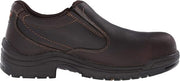 Timberland Pro Men's Titans Relaxed Fit Slip-On Work Shoes with Alloy Toe - Brown, Size 11W