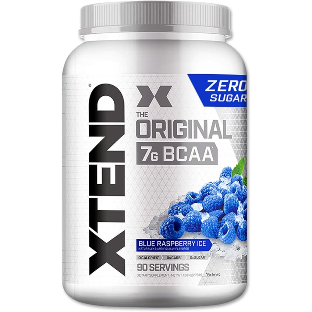 XTEND The Original 7G BCAA Powder - Blue Raspberry, 90 Servings