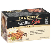 Bigelow Vanilla Chai Black Tea Bags, 1.64 oz, 20ct (6 Pack)