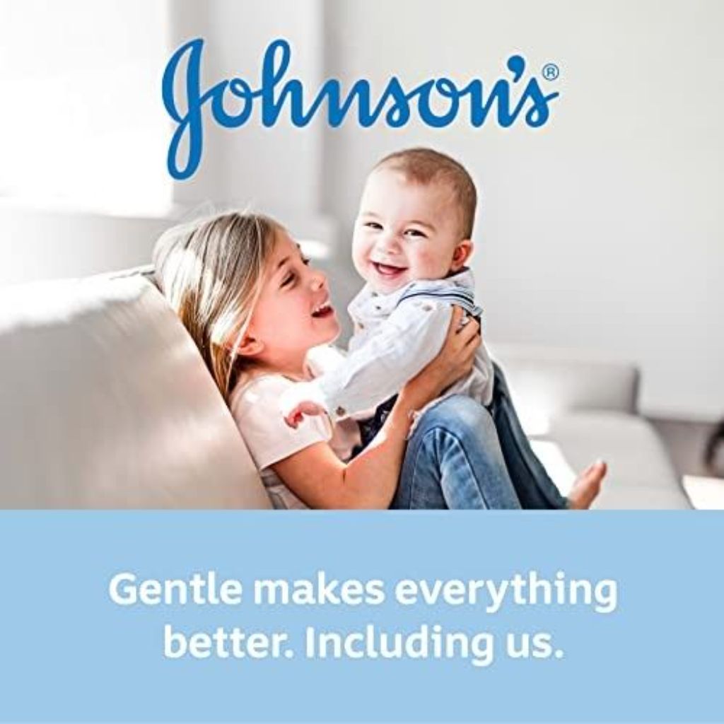 Johnson's Baby First Touch Gift Set Includes Baby Bath Wash & Shampoo, Body Lotion, & Diaper Rash Cream - 3ct
