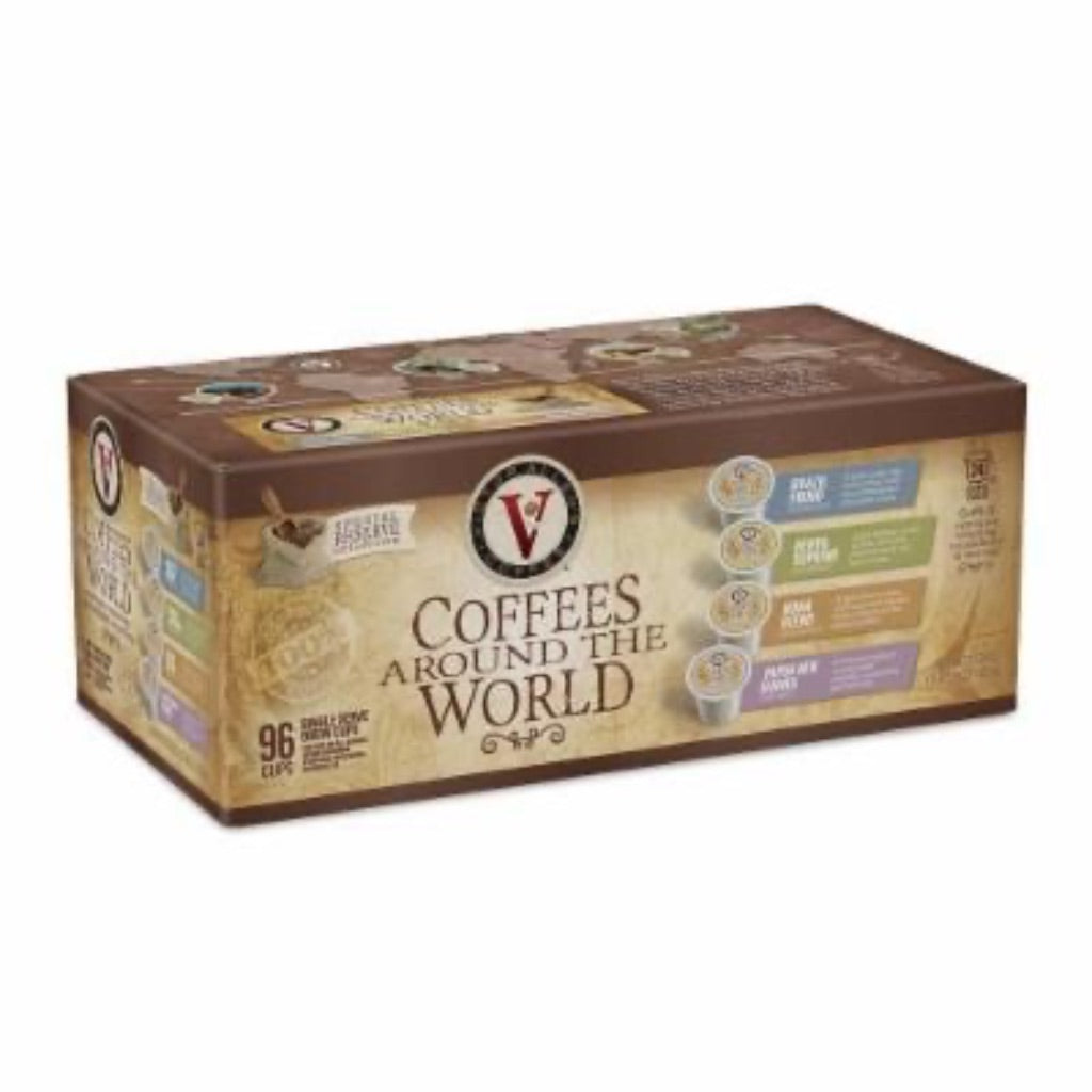 Victor Allen's Coffee Around the World Variety Pack Keurig K-Cup Coffee Pods, 96 Count