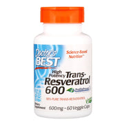 Doctor's Best Trans-Resveratrol 600mg - 60 Veggie Caps