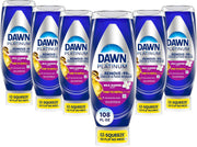 Dawn Platinum EZ-Squeeze Dish Soap Liquid, Upside Down Bottle - Wild Jasmine, 18 fl. oz. (6 Pack)