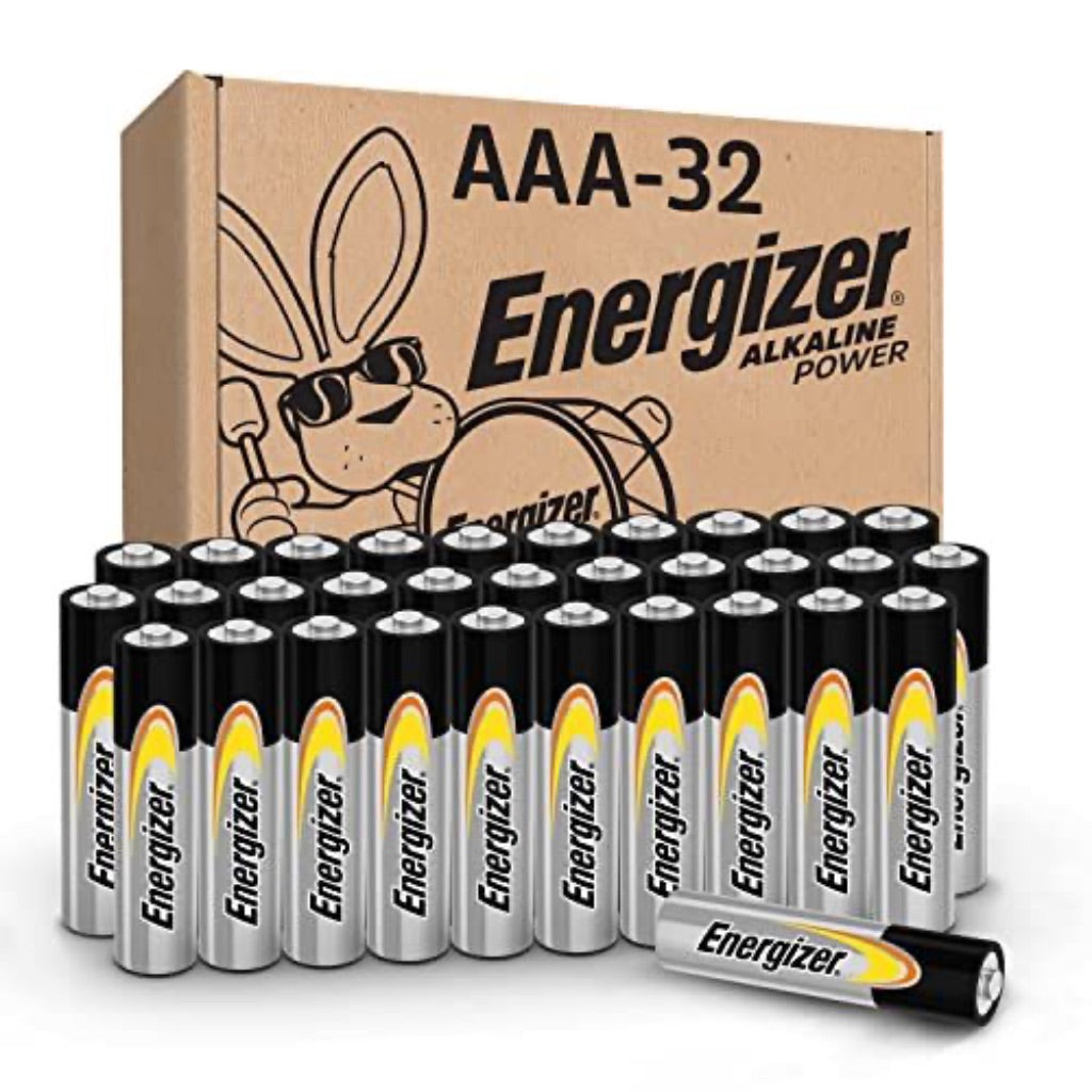 Energizer 1.5V Alkaline Batteries - AAA - 32 Pack
