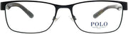 Polo Ralph Lauren Men's PH1157 9038 Eyewear Frames - Matte Black, 57/17/150