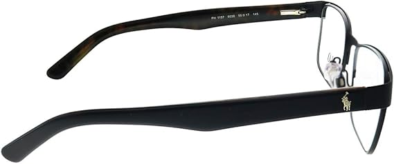 Polo Ralph Lauren Men's PH1157 9038 Eyewear Frames - Matte Black, 57/17/150