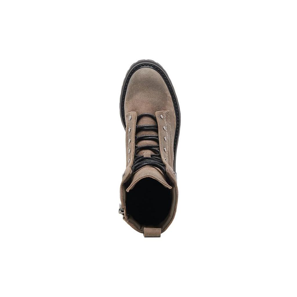 Dolce Vita Ranier Women's Ankle Boots with Zipper - Olive Suede, Size 7.5