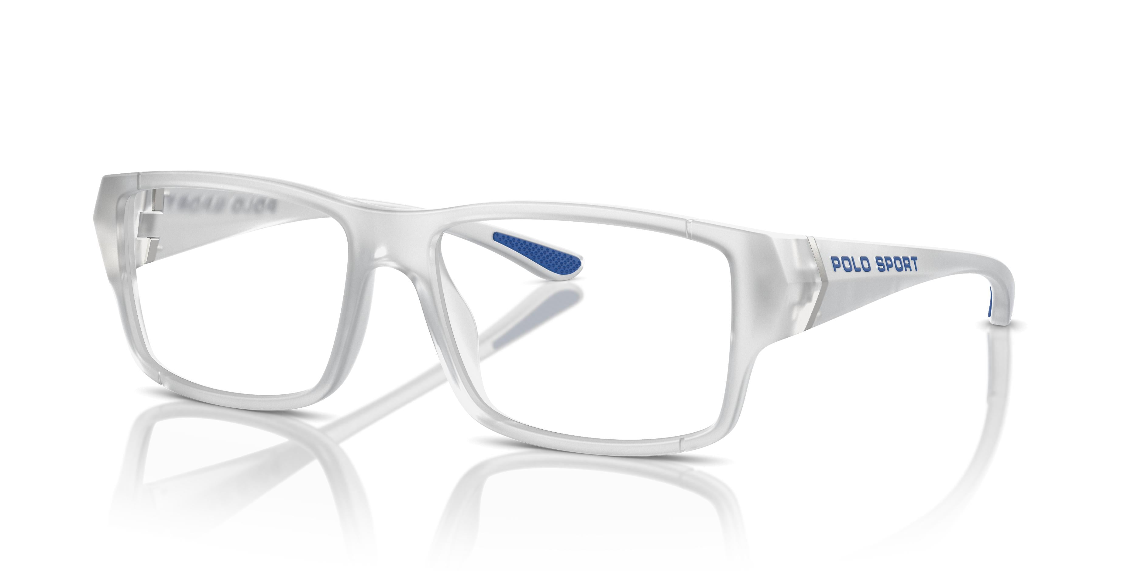Polo Ralph Lauren Men's PH2275U 5869 Eyewear Frames - Matte Crystal (Transparent), 55/16/145