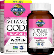 Garden of Life Vitamin Code Raw One for Women Once Daily Multivitamin - 75 Capsules
