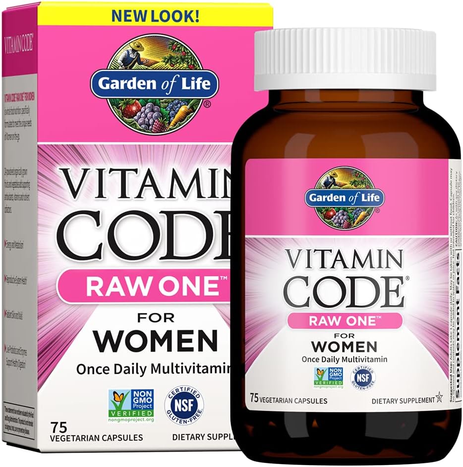Garden of Life Vitamin Code Raw One for Women Once Daily Multivitamin - 75 Capsules