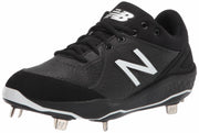 New Balance Men's Fresh Foam 3000 V5 Metal Baseball Cleats -  Black, 7 Wide