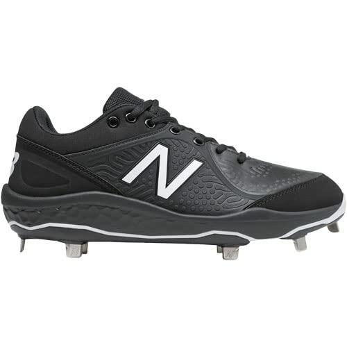 New Balance Men's Fresh Foam 3000 V5 Metal Baseball Cleats,  Black, 7 Wide